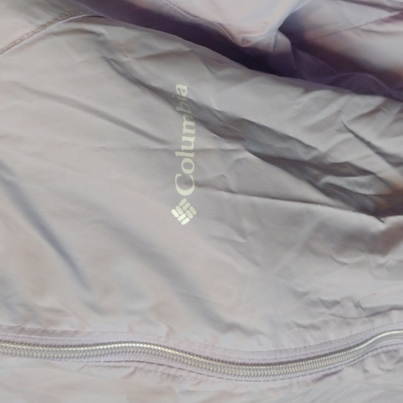 Columbia Lavender Hioded windbreaker size XL - Picture 3 of 6